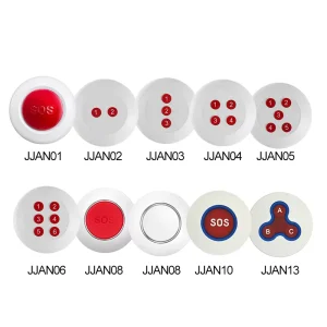 Multicolor Key for Emergency Alarm Auto Dialer SOS Emergency Panic Button for Senior/kids/Patient