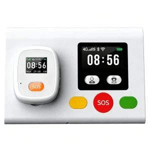 Multifunctional Home Emergency System 4G Telecare Console SOS Alarm Two Way Call BP Monitor Indoor Safety Mobile Telehealth
