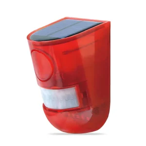 N911 6 LED DC Charge Weatherproof for Farm Garden Security Light with Siren Solar Motion Sensor Alarm