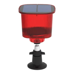 N911R 8 LEDs Weatherproof Design for Farm Garden Security Solar-Powered Motion Sensor Alarm Light with Siren Solar Alarm