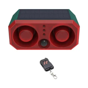 N911T Sound Alarm 129dB Alert Flash Strobe Security Alarm System for Farm Villa