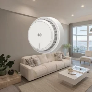 NBIOT Standalone Smoke Detector System with Fire Alarm 10-Year CO Detector for Home Use
