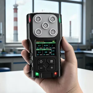 NDIR CO2 Sensor 4G WiFi 5 in 1 Gas Detector Pump Suction Diffusion Portable Gas Analyzer for Industry CH4 O2 CO H2S CO2