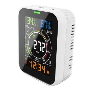 NDIR CO2 Sensor and Multi-Gas Detector with LCD, Rechargeable Battery and WiFi Air Quality Monitor