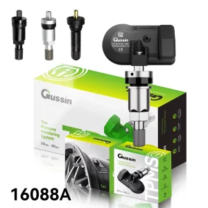 NEW Gussin Universal Tire Pressure Monitoring System Programmable 315 433 MHz MX Sensor Rubber Valve Digital TPMS 16088A 12V