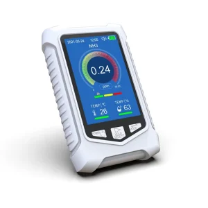 NH3 Ammonia Meter with Humidity and Temperature Measurement, 0-50 PPM Range, for Farms and Livestock