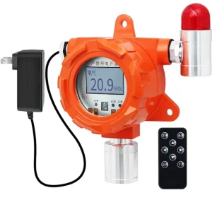 NKYF Fixed Combustible Gas Detector Alarm with Audible and Visual Alerts LCD Display 4-20MA RS485 Output Alloy Material
