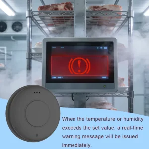 NRF54L BLE 6.2 Beacon Temperature and Humidity Sensor with Button for Environment Monitoring