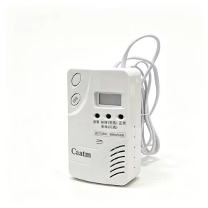Natural Gas Leak Alarm Laser Absorption Technology ABS Anti-static Housing Dual Output Signal Kitchen Gas Safety Detector