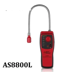 Natural Gas Leak Detector Combustible Gas Analyzer High Sensitivity High Accuracy Gas Leaking Location Tester Sound Light Alarm