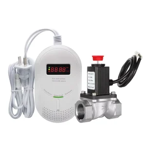 Natural Gas and Co Detector and Propane Leak Detector With Auto Shut Off Valve for Home
