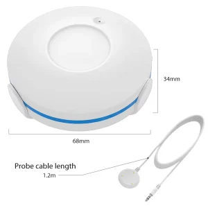 Neo Smart Modern Z Wave Water Flood Sensor ABS Overflow Water Leakage Detector with App Control Smart Home Product