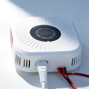 Networked Household Combustible Gas Alarm with Scheduled Concentration Data Upload