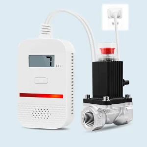 New Arrival 220V AC Power Supply Home Security Gas Leak Detector Solenoid Valve Fire Alarm System for LPG Gas Alarm Systems