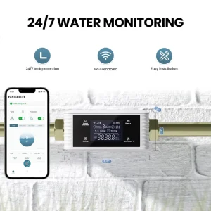 Smart Whole House Water Leak Protection System With Automatic Shutoff