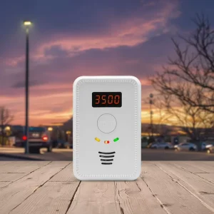 New Design Domestic Natural Gas Leak Detector Standalone Durable AC 90 240V Wall Mounted