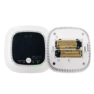 New Design Lithium Battery Operated Natural Gas Leak Detector Gas Alarm for Kitchen Cooking