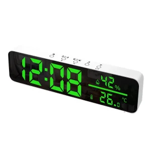 New Design Tuya WiFi Temperature and Humidity Sensor with Alarm Clock Function