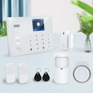 New Model 4G+WiFi Smart Security Alarm System Starter Kit Home Alarm for Home Security Works with Tuya Smart APP