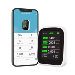 New PV28 CW Smart Multifunctional Digital WiFi 8 in 1 PM2.5 Air Detector Indoor Air Quality Monitor for Home Greenhouse