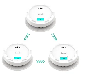 New Wireless Interconnected Home Safety Detector For Fire Fight With Voice Indication