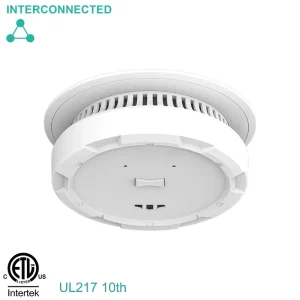 Newest AC Wired Interconnected Household Security Detector with Voice AlarmFactory Price