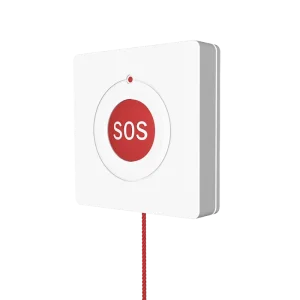 Nursing Home Emergency Call Button IoT Panic Alarm for Elderly Safety with Buzzer & Location Alert
