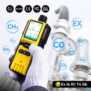 O2 Oxygen Sulfur Dioxide Gas Detector with Combustion H2 Pump Gas Analyzer