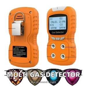 OC-840 Portable Multi-Gas Detector for H2S, CO, O2, and Ex with IP65 Protection and Data Storage