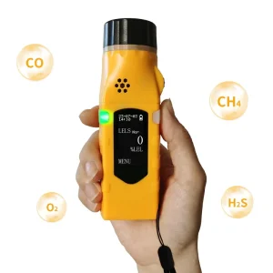 OEM CH4 O2 H2S CO Test Monitor Portable Single Gas Analyzers HF Refrigerant Gas Leak Detector