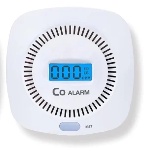 OEM Carbon Monoxide Detector and Alarm Battery-Powered with Digital Display for Home