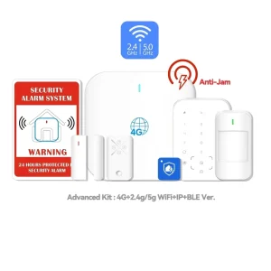 OEM Mobile Phone Home Alarm System FSK868MHz TCP IP GSM IP Motion Sensor App Remote Control Anti Theft Alarm
