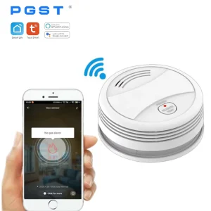 OEM ODM WiFi Smart Life Fire Smoke Detector Sensor for Home Security and Fire Protection