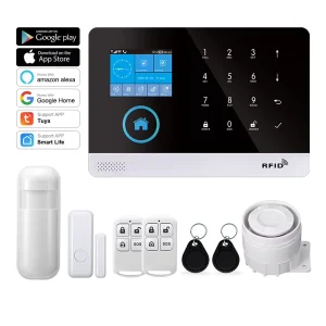 OEM WiFi GSM System Via Smartphone App on Android and IOS Intruder Alarm Panel House Security Smart Home Alarm System