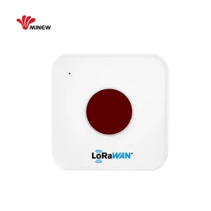 One Key Alarm Sos Emergency Button Programmable Iot Lora Long Range Call Button Remote Alert Lorawan Panic Button