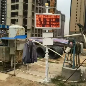 Online Construction Site Monitoring Equipment for Inhalable Particulate Matter Concentration