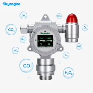 Online Gas Leak Alarm PH3 HCL HCN COCL2 Toxic Gas Detector Analyzer