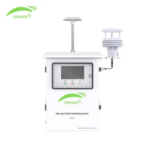 Online Odor Gas Monitoring System for H2S, NH3, and TVOC with Pump, Solar Power
