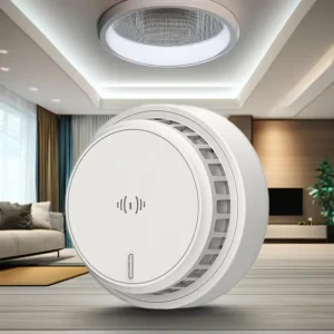 Optical Smoke Detector with Audible Alarm for Household Use