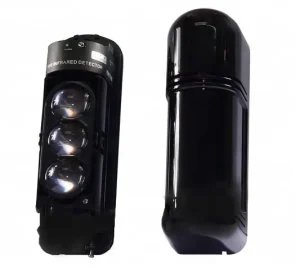 Outdoor 3-Beam Active Infrared Perimeter Detector, 200m