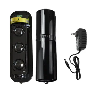 Outdoor 3 Beam Wireless IR Perimeter Detector with ABS Material for Home Wall Mount Alarm System