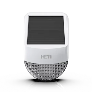 Outdoor Anti-Theft Security Intruder Alarm Siren System Wireless Solar Home Farm Office Panic Button Strobe Light IP66