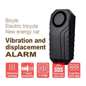Outdoor E bik Vibration Sensor 113dB Wireless Bike Alarm System Bicycle Anti theft Motorcycle Alarm