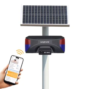 Outdoor Motion Sensor Driveway Perimeter Flash Light Alarms Wireless Outside Weatherproof Home Anti-theft Alarm System