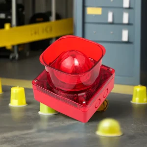 Outdoor Security Waterproof Fire Alarm System with Sound and Flash Siren WiFi Connectivity