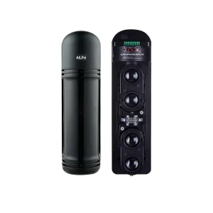 Outdoor Waterproof 4-Beam Active Infrared Photoelectric Motion Sensor for Perimeter Security