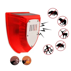 Outdoor Waterproof Timing Solar Alarm Solar Powered Animal Repeller