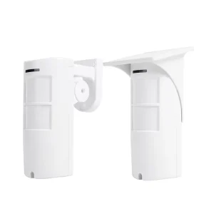 Outdoor Wired PIR Motion Detector DC12-24V 2-PIR Microwave Wide-Angle Anti-Mask Pet Immunity Tamper-Proof Security Alarm