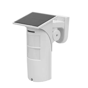 Solar Wireless Outdoor PIR Microwave Motion Detector 868MHz Dual-Technology Human Detection Security Alarm Sensor Waterproof