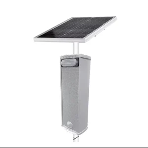 Outdoor Wireless Solar Powered Home Security Alarm System IP65 Rated Metal Siren Infrared Sensor Detector Sound Light Alert